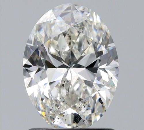 1.21 carat I-SI2 Natūralus Oval Deimantas (1)