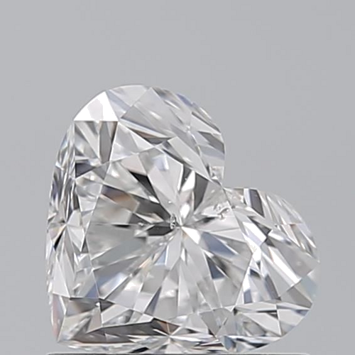 1.01 carat E-SI1 Natūralus Heart Deimantas (1)