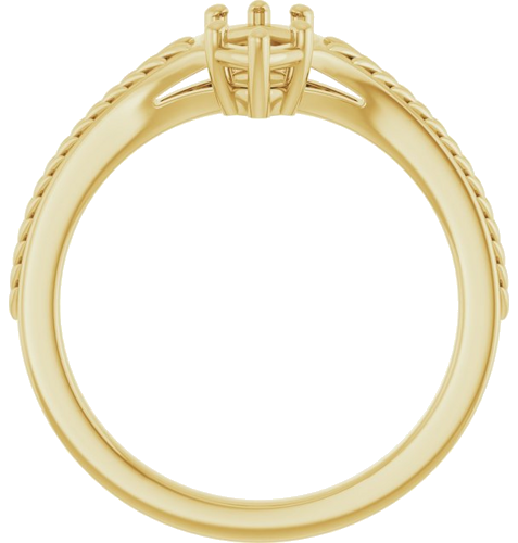 Sužadėtuvių Žiedas „Solitaire“ 14k yellow gold Marquise 8mm x 4mm (2)