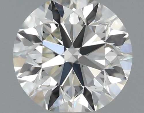0.46 carat K-VVS1 Very Good cut Natūralus Round Deimantas (1)