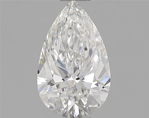 0.63 carat E-VVS2 Natūralus Pear Deimantas (1)