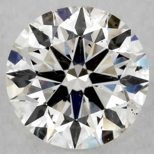 0.58 carat H-SI2 Excellent cut Natūralus Round Deimantas (1)