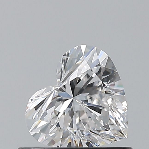 0.5 carat E-VVS1 Natūralus Heart Deimantas (1)