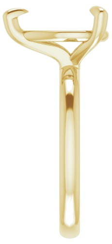 Sužadėtuvių Žiedas „Solitaire“ 585 Geltonojo Aukso Pear Shape 12mm x 8mm (4)