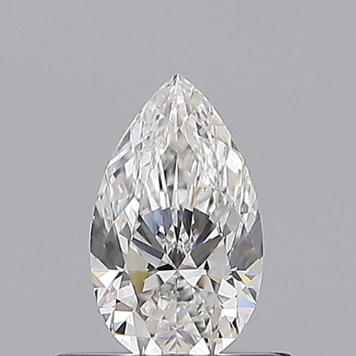 0.5 carat F-SI1 Natūralus Pear Deimantas (1)