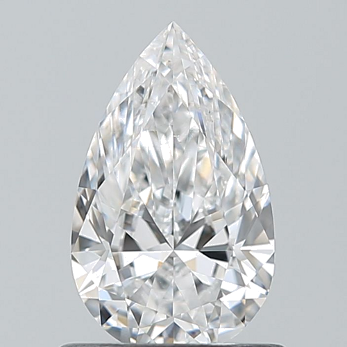 0.7 carat D-SI1 Natūralus Pear Deimantas (1)