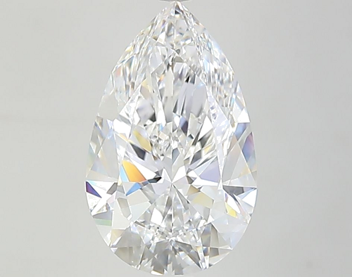 6.02 carat D-VS1 Natūralus Pear Deimantas (1)