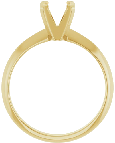 Sužadėtuvių Žiedas „Solitaire“ 14k yellow gold Round 6mm (2)