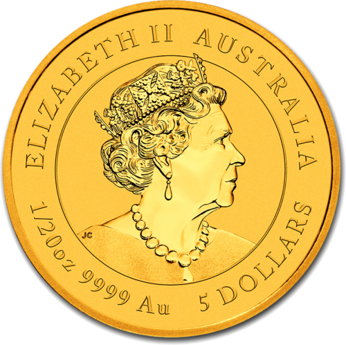 1/20 oz Jaučio metai 2021 Australija auksinė moneta (3)