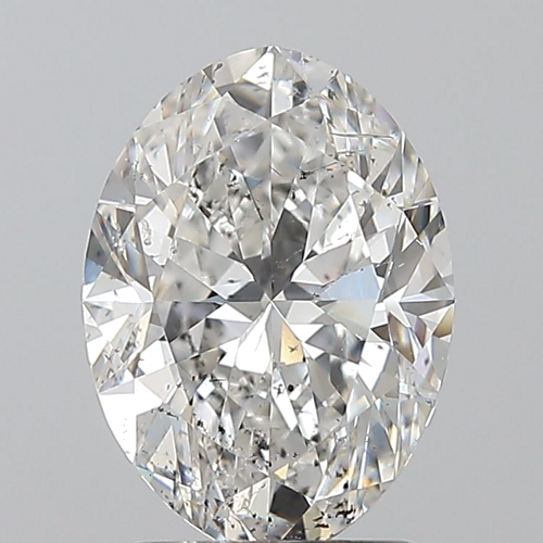 2.01 carat F-SI2 Natūralus Oval Deimantas (1)