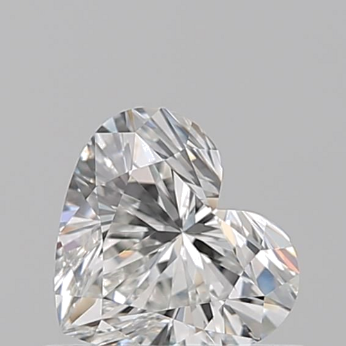 0.51 carat H-VVS1 Natūralus Heart Deimantas (1)
