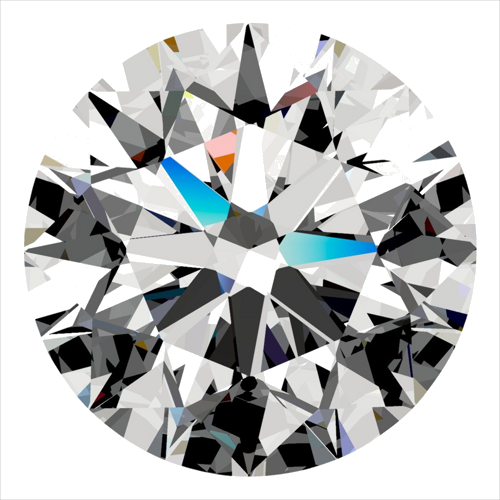 0.31 carat F-VS1 Excellent cut Natūralus Round Deimantas (1)