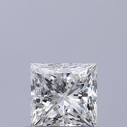 0.46 carat D-VVS1 Natūralus Princess Deimantas (1)