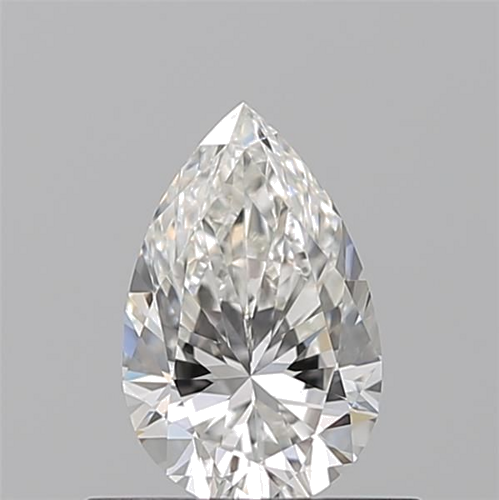 0.5 carat H-VVS2 Natūralus Pear Deimantas (1)
