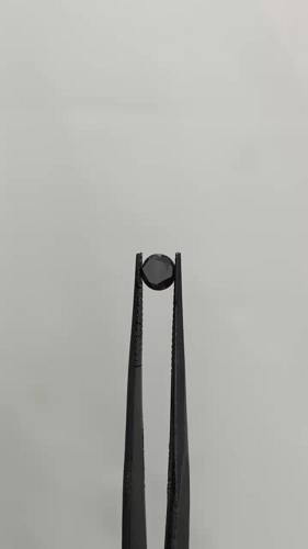 0.54 carat Fancy Black-VVS2 Excellent cut Natūralus Round Deimantas (1)