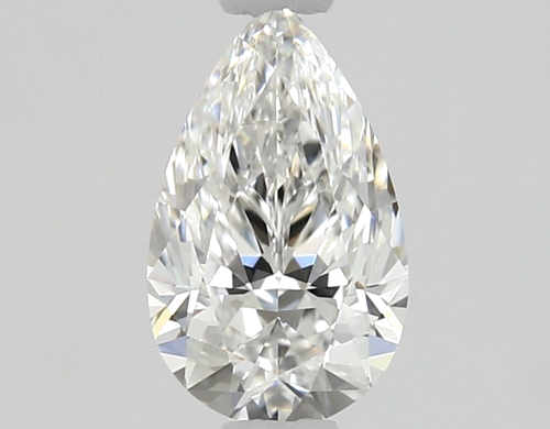 0.56 carat F-VS1 Natūralus Pear Deimantas (1)