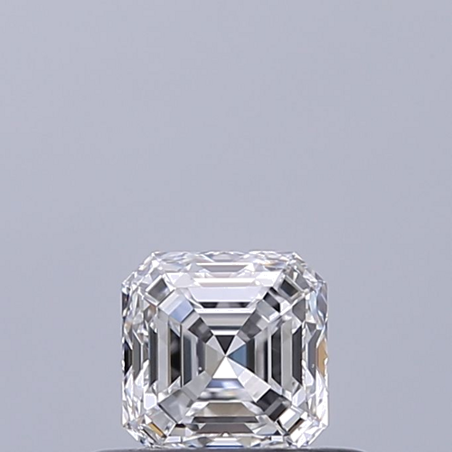 0.37 carat D-VVS1 Natūralus Asscher Deimantas (1)