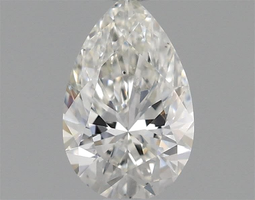 0.55 carat H-SI1 Natūralus Pear Deimantas (1)