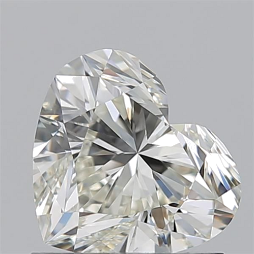 1.01 carat K-VVS2 Natūralus Heart Deimantas (1)