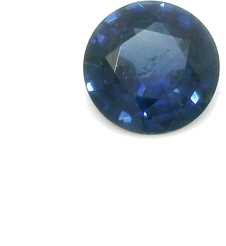 0.52 carat BLUE Round Safyras (1)