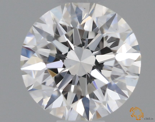 0.5 carat G-VVS2 Excellent cut Natūralus Round Deimantas (1)