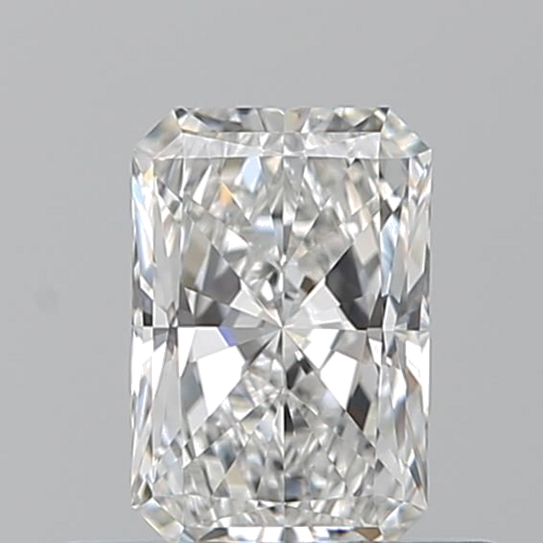 0.52 carat F-VVS1 Natūralus Radiant Deimantas (1)