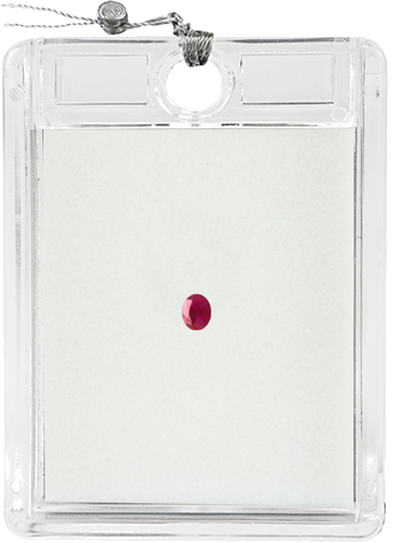 0,24 ct. Ruby Oval F.H (1)