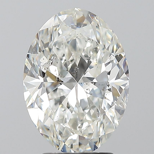 3.01 carat H-SI2 Natūralus Oval Deimantas (1)