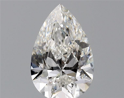 0.9 carat G-VS2 Natūralus Pear Deimantas (1)
