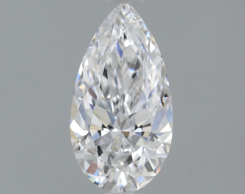 0.5 carat D-SI1 Natūralus Pear Deimantas (1)