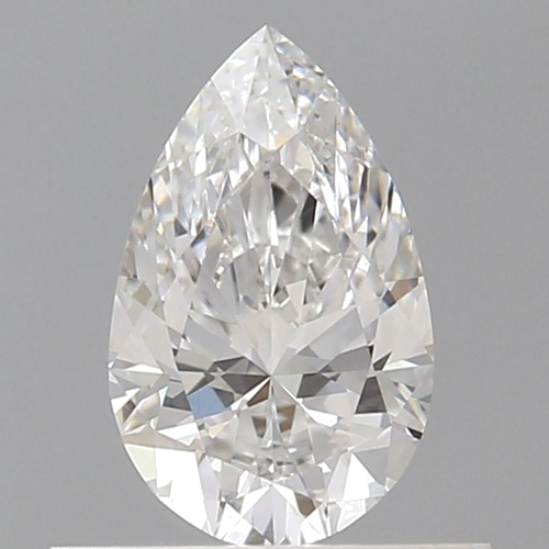 0.5 carat G-VVS1 Natūralus Pear Deimantas (1)