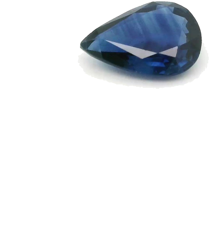 0.66 carat BLUE Pear Safyras (1)