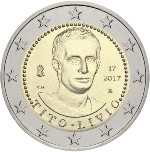 2017 Itālija Tito Livio 2 eiro monēta (1)