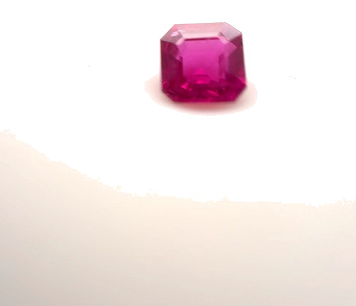 0.44 carat RED Asscher Rubinas (1)