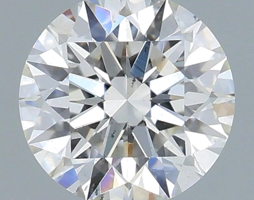 0.51 carat I-SI1 Excellent cut Natūralus Round Deimantas (1)