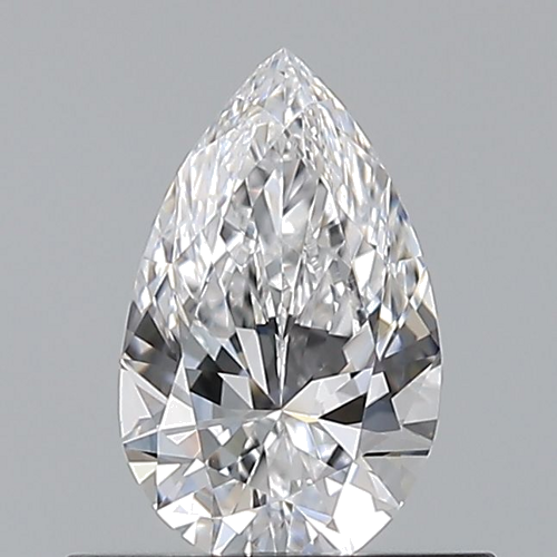 0.5 carat D-VVS1 Natūralus Pear Deimantas (1)