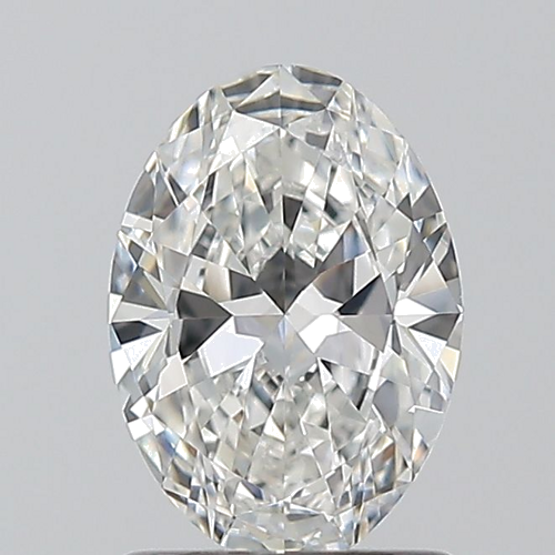 1.0 carat F-VVS2 Natūralus Oval Deimantas (1)