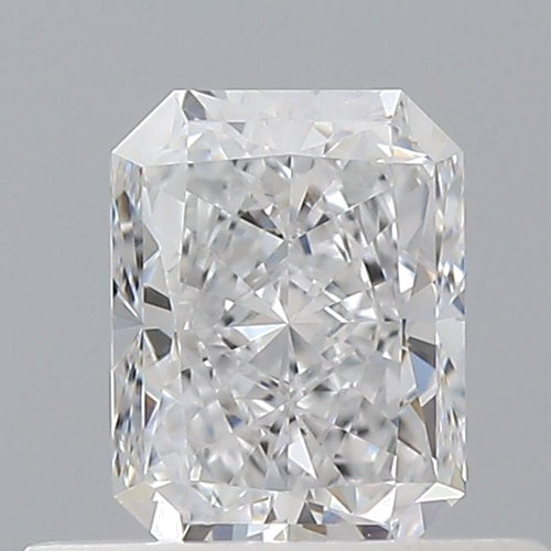 0.5 carat D-VVS2 Natūralus Radiant Deimantas (1)