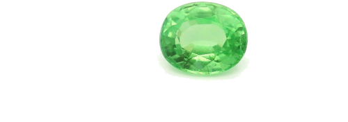 0.56 carat GREEN Oval Garnet (1)