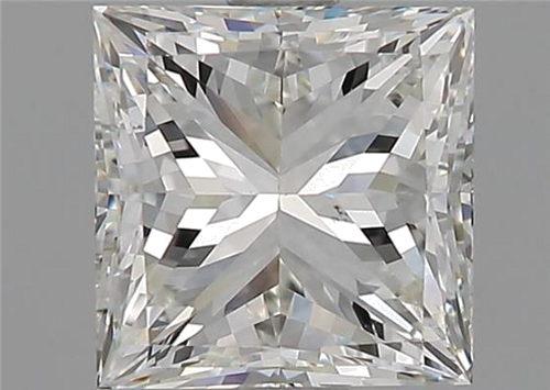 1.5 carat H-VS2 Natūralus Princess Deimantas (1)