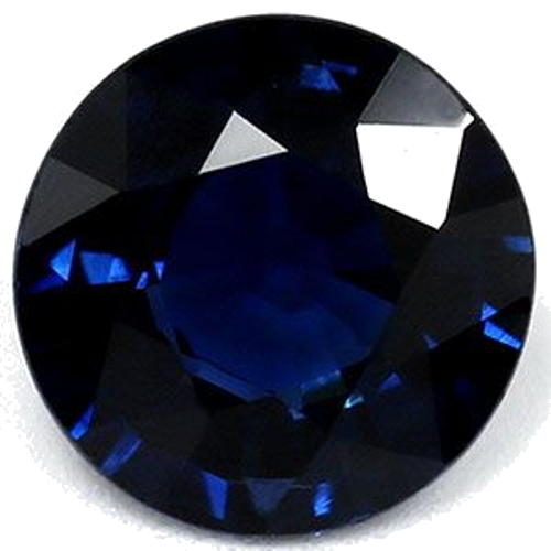 0.94 carat BLUE Round Safyras (1)