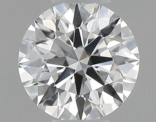 0.19 carat F-VVS2 Excellent cut Natūralus Round Deimantas (1)