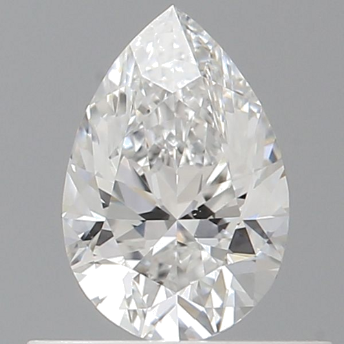 0.51 carat D-VS1 Natūralus Pear Deimantas (1)