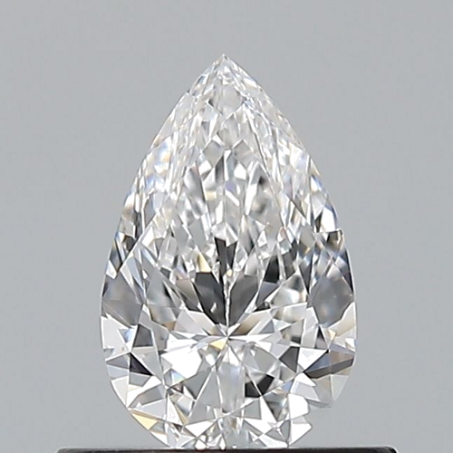 0.51 carat E-VVS1 Natūralus Pear Deimantas (1)