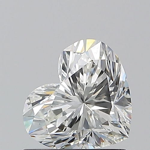 0.9 carat H-VS1 Natūralus Heart Deimantas (1)
