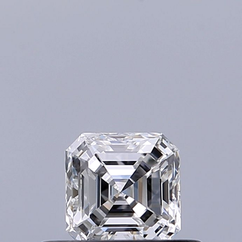 0.33 carat F-VVS2 Natūralus Asscher Deimantas (1)