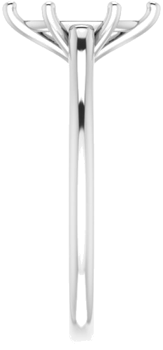 Sužadėtuvių Žiedas „Solitaire“ 585 Baltojo Aukso Marquise 10mm x 5mm (4)