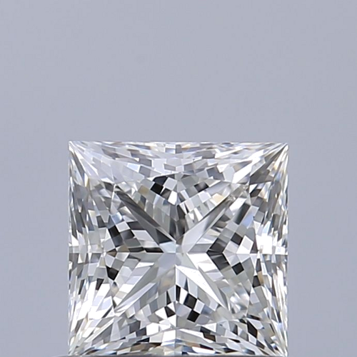 0.72 carat F-VVS1 Natūralus Princess Deimantas (1)