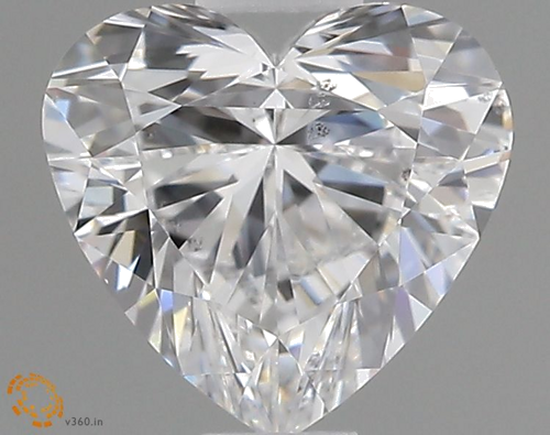 0.7 carat D-SI1 Natūralus Heart Deimantas (1)
