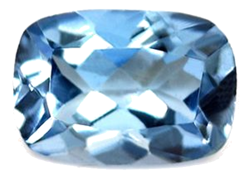 0.43 carat BLUE Cushion Aquamarine (1)